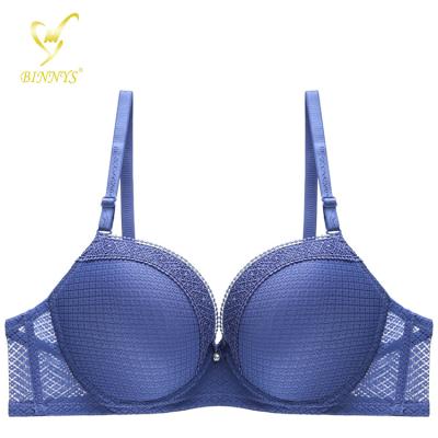 China Binnys 2022 News QUICK DRY Design For Underwear Subjectador Back Straps And Lace Up Underwire Breathable Adjustable Bra For Women for sale