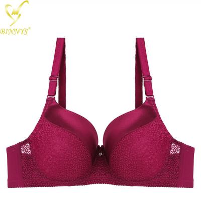 China Newcomer Binnys D Full Cup Full Cup Ladies Bra QUICK DRY Nylon Whole Sale Most Comfortable Underwire Bras For Women Underwear for sale