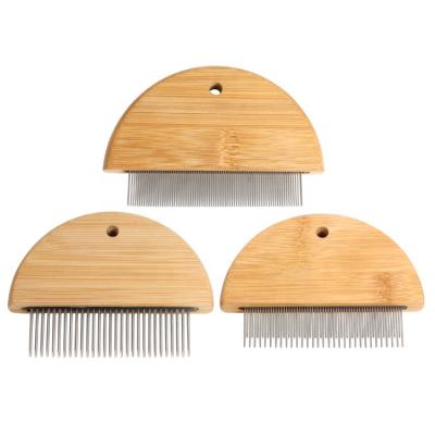 China Viable Factory Wholesale Pet Metal Needle Hair Comb Grooming Dematting Combs for sale