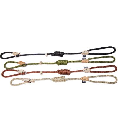 China 202 Viable Nylon Hemp Dog Collar And Dog Rope Leash Sets Bulk Purchase Pet Accessories for sale