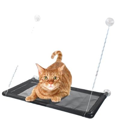 China Cat Window Hammock Suction Cup Mat PVC Panel Mesh Sustainable Bed Raised Pet Bed for sale