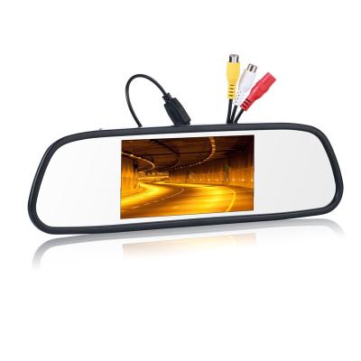 China Universal Waterproof Fleet Visual Aid Car CCD Night Vision 4.3 Inch Car TFT LCD Rearview Mirror 4.3