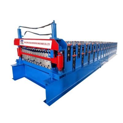 China IBR and Corrugated Tile Double Layer Roof Panel Roll Forming Machine en venta