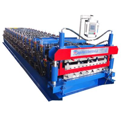 China Building Machine Double Layer Metal Roofing Panel Cold Roll Form Making Machine for sale