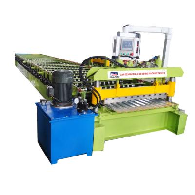 China Steel Tile Door Frame Roll Forming Machine About 4Tkg Weight 380v Hydraulic Cutting en venta