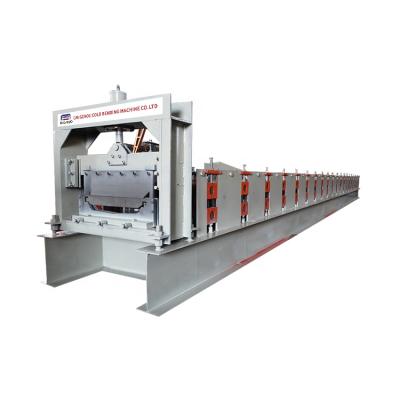 中国 Factory Customized Width 470Mm Hidden Aluminum Roof Sheet Roll Forming Machine 販売のため