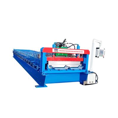 中国 hot sale cold roof sheet machine cladding automatic steel panel roll forming 販売のため