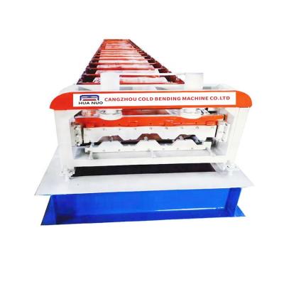 China HUA NUO 12T Floor Deck Roll Forming Machine For Customized Building Material/Car Panel Making for sale