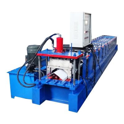 China Popular Color Sheet Metallic Rain Gutter Roof Tile Ridge Roll Forming Machine for sale