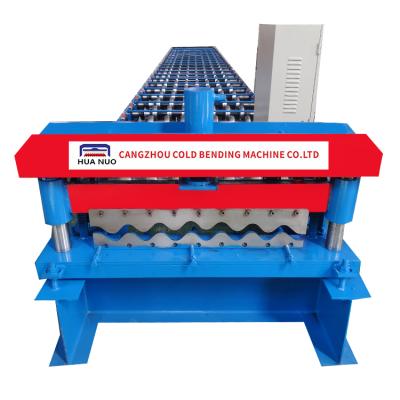 China Video Technical Supported Metal Roof Roll Forming Machine For Colored Steel Ceiling Tile for sale