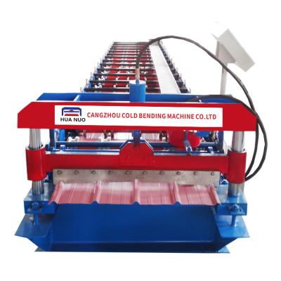 中国 Automatic Roof Sheet Steel Profile Making Roll Forming Machine Manufacturer 販売のため