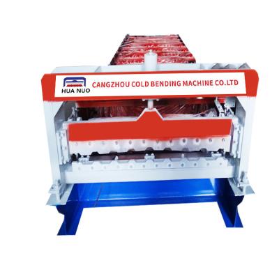 China Single Layer Metal Steel Roof Tile Making Roll Forming Machine For Tile Roof Profile for sale