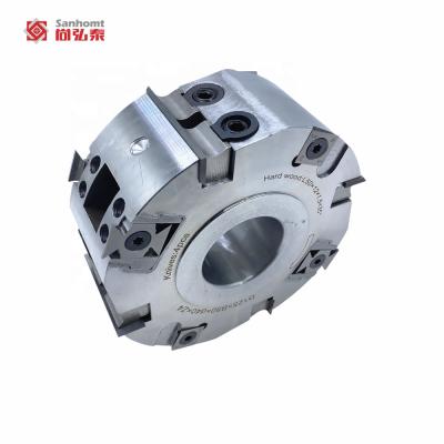 China Less noice sanhomt customized spiral cutter head with insert knives cutter heads for sale