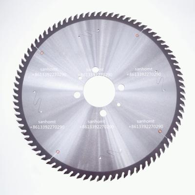 China Less noice sanhomt circular saw blade for cutting aluminum and steel pipe TTC saw blade 400*4.4/3.2*75*84T for sale