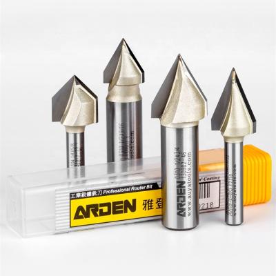 China Machinery Repair Shops ARDEN Router Bits 0310 V Spline Bit Yongjili Tools Cutting Tool Wood Carbide No Service Plastic Box Unavailable Gold Supplied for sale