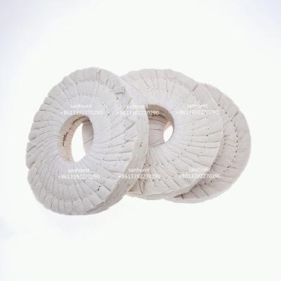 China Less Noice Sanhomt Cloth Wheel Metal Jade Cloth Polishing Buffing Polishing Wheel 150*50*20 for sale