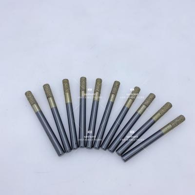 China Metal Drilling Diamond Vacuum Welded Grinding Tool Profiling Wheel Stone Engraving Bits For Granite Marble for sale