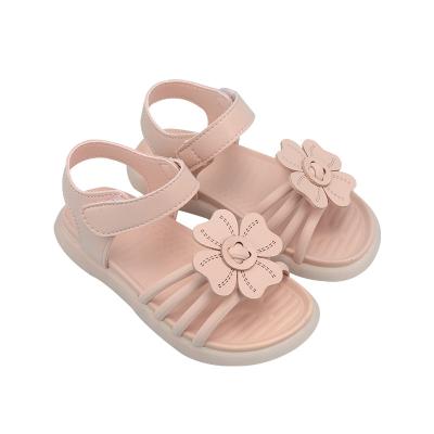 China Original Direct Sales Ankle Strap Qiyue Pink Beige Cat Others Summer Girls Shoes Fashion Girls Flat Cute Sandals Summer Casual Shoes for sale