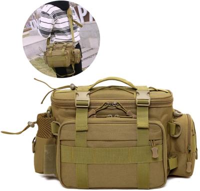 China UNIVERSAL Fishing Tackle Storage Bag Tactical Tackle Shoulder Bag Men Pussy Pack Waist Bag for sale