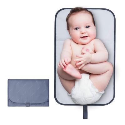 China Foldable Polyester Baby Changing Mat Portable Changing Pad Baby Diaper Pad for sale