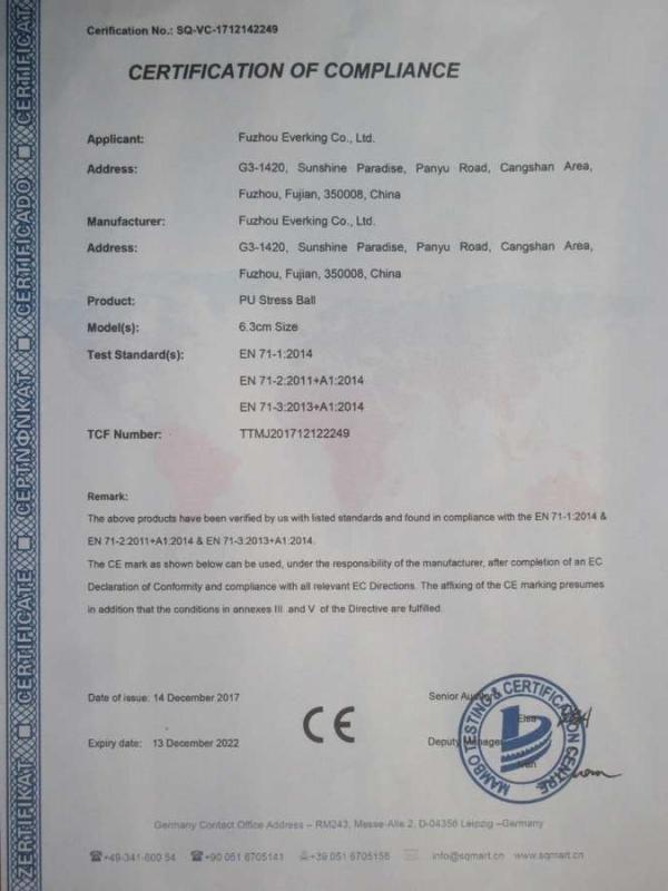 CE - Fuzhou Funpet Co., Ltd.