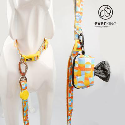 China Everking Products Hot Selling Padded Poop Bag With Leash Set Pet Accessories New Design for sale