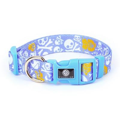 China High Quality Dog And Cat Pet Padded Collars And Leashes Polyester Collar Set Small MOQ for sale