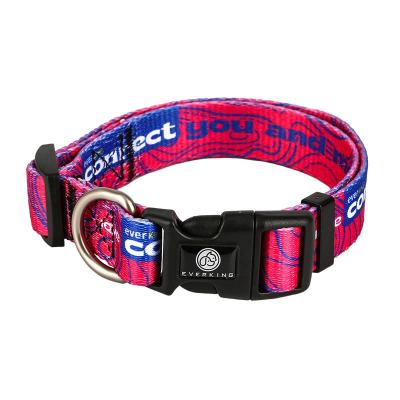 China Padded Pet Collars For Dog Leads Ployester 2021 Wholesale Dog Collar for sale