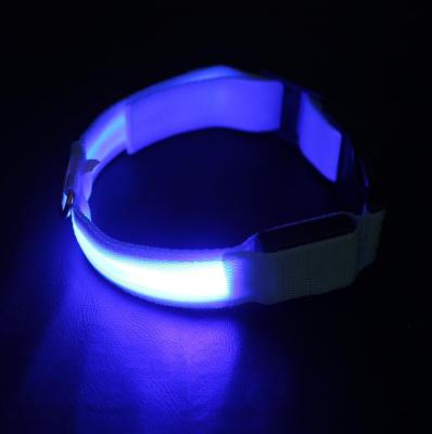 China brand new DETACHED safety pet nylon flashing collars led dog collar light made in china for sale