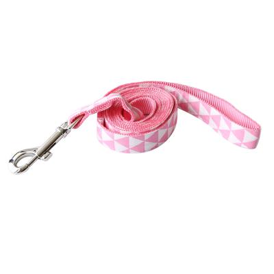 China Pet New Arrivals Pers Luxury Fashion Padded Custom Print Customized Pet Leash Cotton Fabric Pet Leash for sale