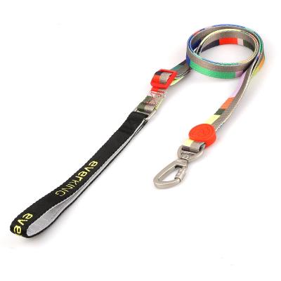 China Personalized Colorful Printed Dogs Padded Custom Dog Leash Pet Leads Walking Leash For Small Medium Large Dogs for sale