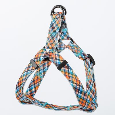 China Padded Scottish Style Pet Harness Small Medium Large Size Polyester Dog Harness for sale