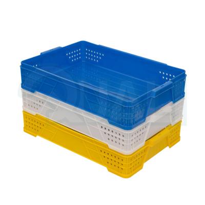 China Special raw material best quality plastic bread crate eco-friendly for durable bakery milk crate cake crate for sale