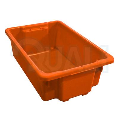 China Eco-friendly Fish Crate Market Food Crate Nest Meat Supermarket Raw Material Solid Pile Bins for sale