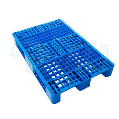 China Double Sided Food Logistics Pallet Export Container Pallet One Time Used Plastic Pallet Te koop