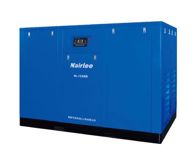 China Nairlee 132kw 175hp Lubricated High Quality Industrial Direct Driven Rotary Screw Oil-injected Air Compressor with Water Cooling for sale