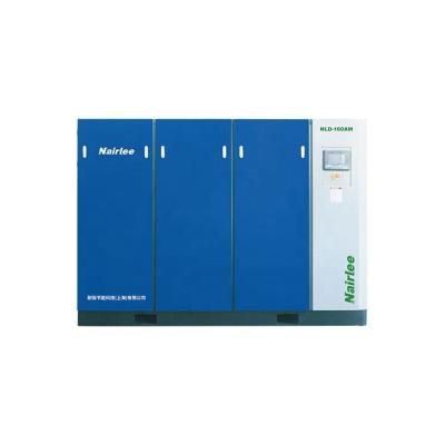 China Lubricated 37 Kw 50HP 2 Stage Compression Power Frequency 8Bar Screw Air Compressor for sale