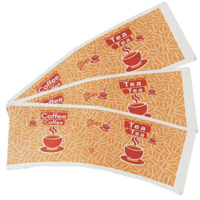 China PE printed paper cup fan paper cup blank paper cup sheet. for sale