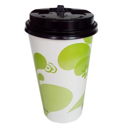 China Disposable coffee paper cups with lid for sale