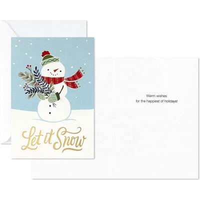 China Unique UK Feelings Inside Modern Designs Send Warm Greeting Christmas Cards Assortment Box for sale