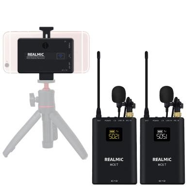 China Lapel Camera Smartphones MIC Long Range Outdoor Super Latency Lavalier Microphone Handheld Wireless Portable Video Recording Low Latency Microphone for sale