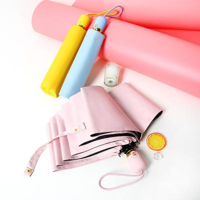 China CLASSIC High Quality Macaron color Auto Open And Close Foldable Umbrella With Logo Custom 3 Fold Fully Umbrella Automatic for sale