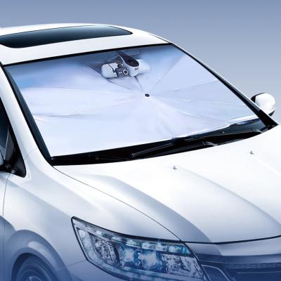 China Geometric Amazon Sun Uv Protection Car Windshield Sun Shade Car Front Window Umbrella For Car for sale