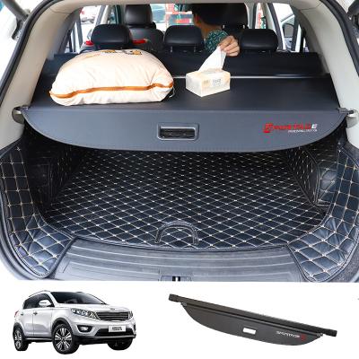 China Waterproof For Kia Sportage Retractable Parcel Rack Tail Box Trunk Organizer Cover Protect Privacy Auto Parts for sale