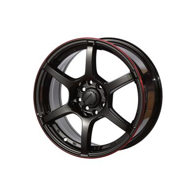 China High Quality 57C6 Wheel Aluminum New Designs 17 Inch 4 Hook 4Hole Alloy Car Wheels 17*8 PCD 8*114.3 For Touring Car for sale