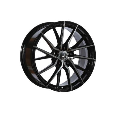 China 582 18 inch aluminum alloy aluminum car wheels, 5 hole 5x108 aluminum alloy black face light face wheels for sale