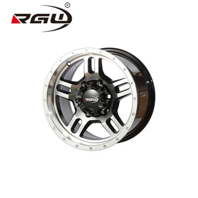 China 5324 Aluminum 15 Inch Alloy Car Wheel Rims Chinese Factory High Quality Five-Pointed Star Aluminum Alloy Car Wheel Rims 6 Hole Black for sale