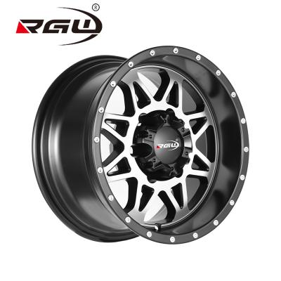 China Black 8005 Aluminum Alloy 6 Hole 6 Wheels Wheels Aftermarket 6*139.7 PCD 15 Inch Wholesale Rims For 4*4 Off Road Car for sale