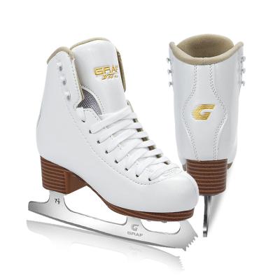 China Strong GRAF Winter Synthetic Leather Stainless Steel Blade Figure Skates For Performance for sale