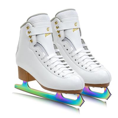 China GRAF STRONG AROSA 4.0mm High Precision Carbon Steel Skates Synthetic Fiber Inner Lining Super Leather Ice Skating Shoes for sale